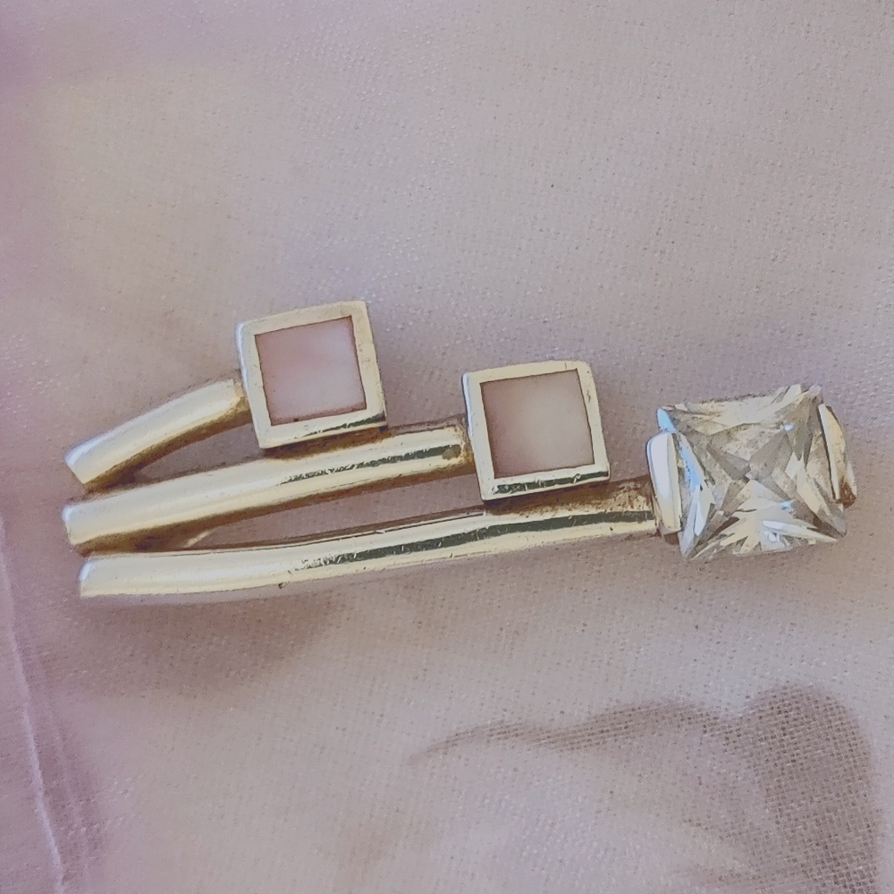 Silver and cz pendant